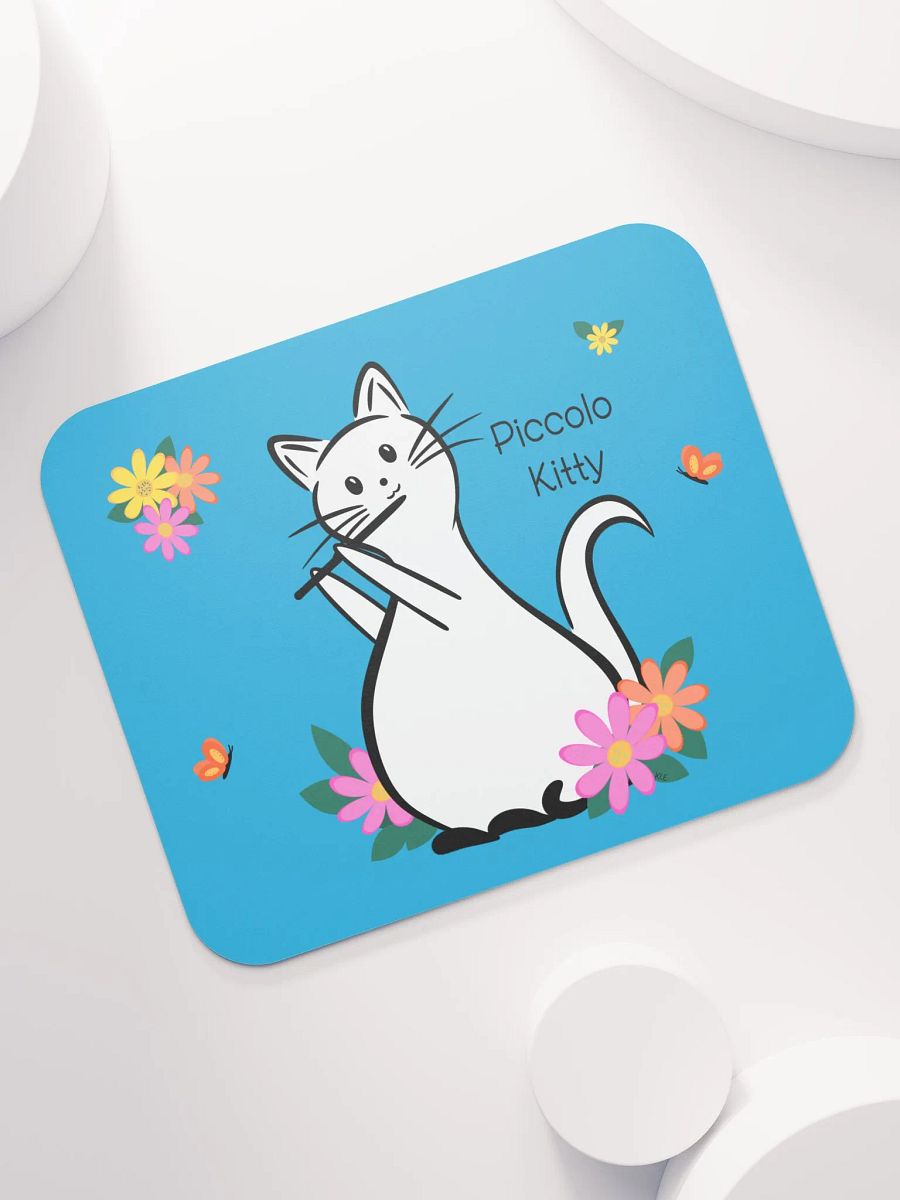 Flute Kitty Mouse Pad - Piccolo product image (7)