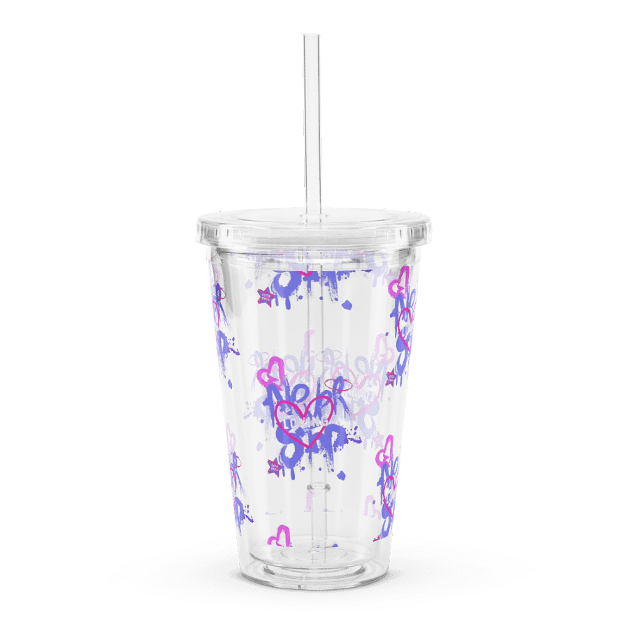 Never Stop Loving Clear Tumbler product image (1)