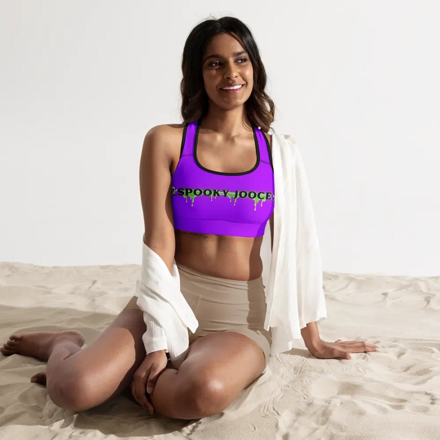 SPOOKY JOOCE Padded Sports Bra - Purple product image (8)