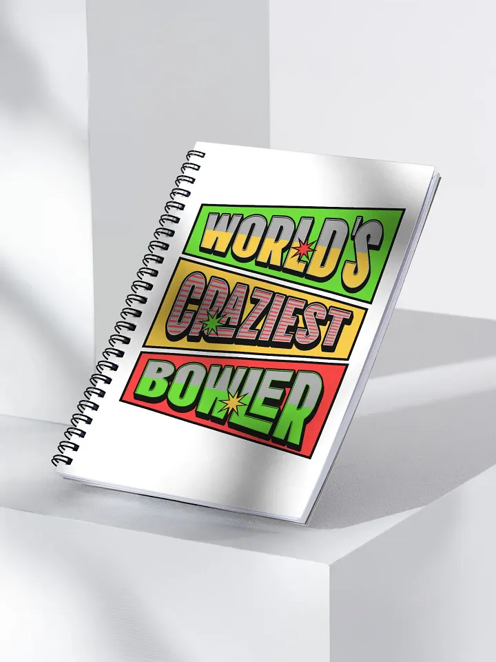 Worlds Craziest Bowler Spiral Notebook product image (2)