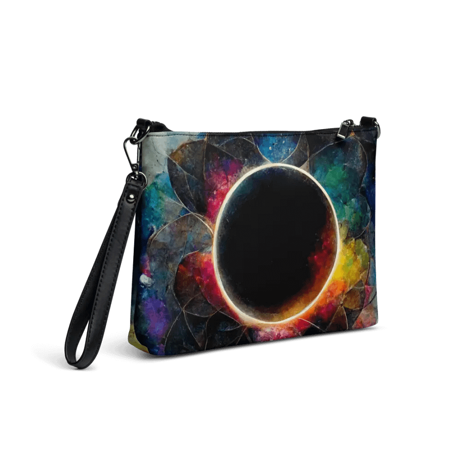 faux leather Cosmic Eclipse Crossbody Bag product image (5)