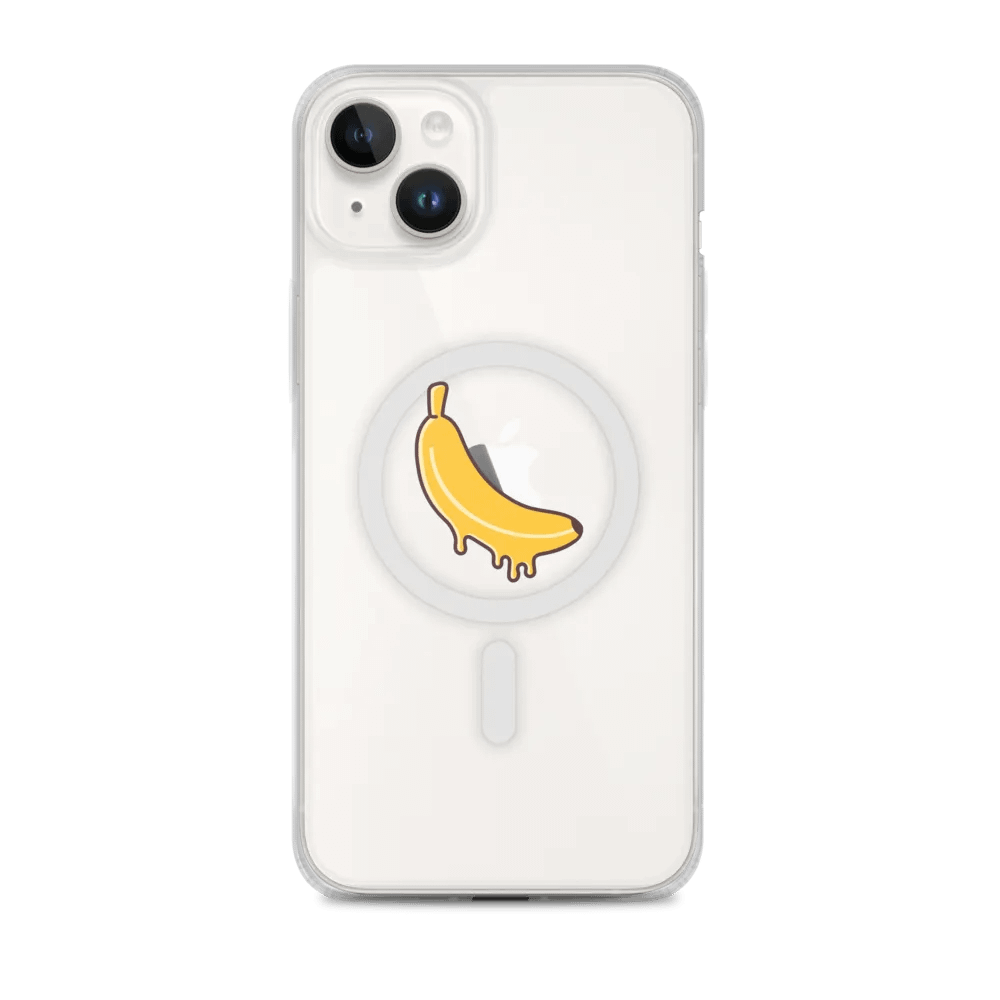 Melting Banana MagSafe® Clear iPhone® Case product image (1)