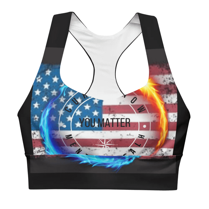 you matter sports bra - black product image (1)