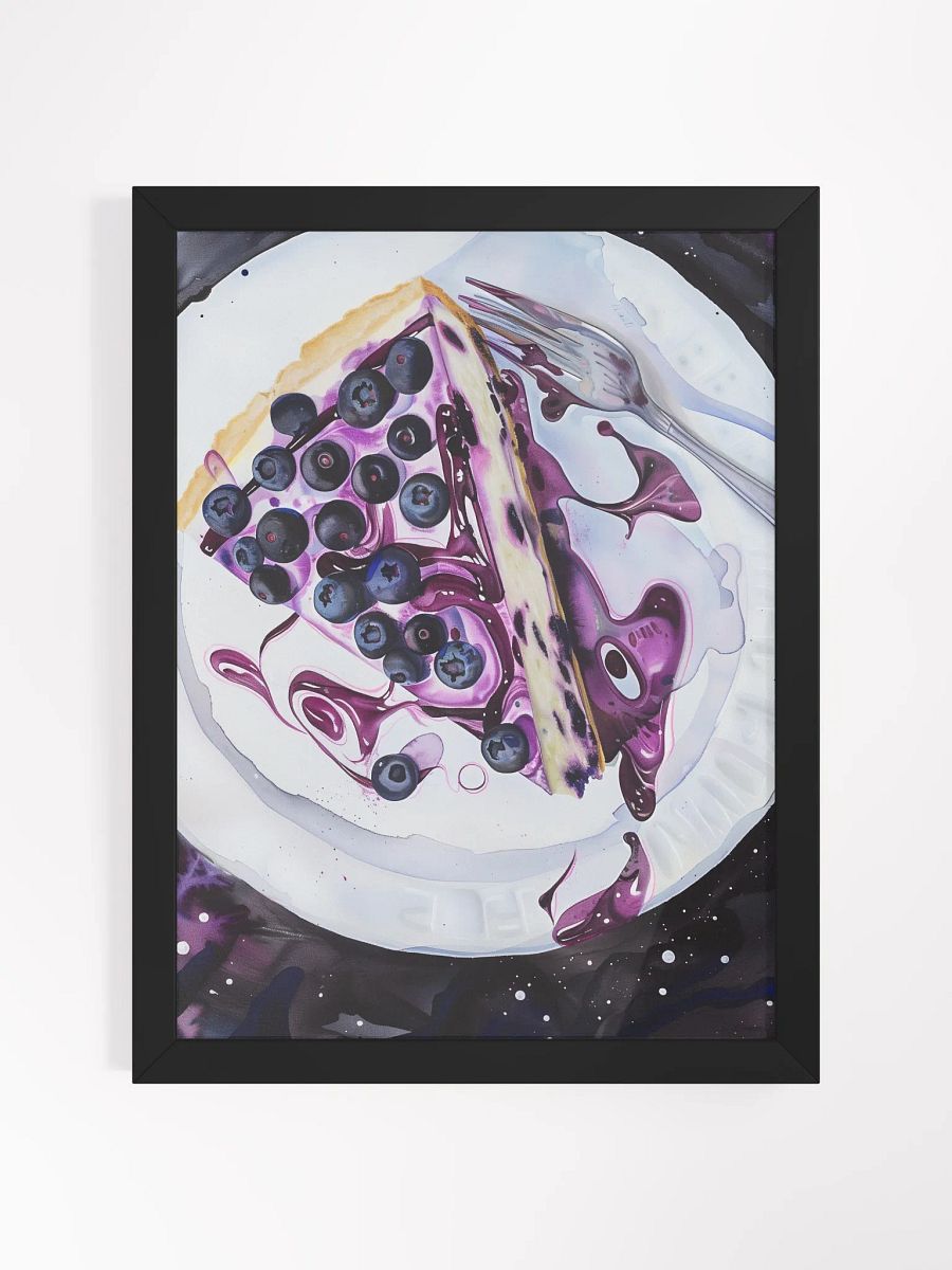 Blueberry Indulgence Framed Matte Poster product image (1)
