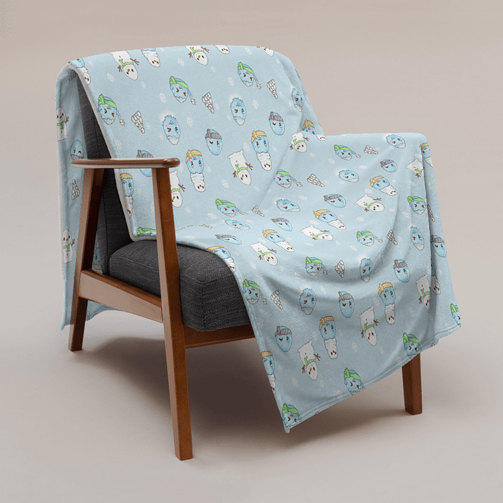 Snow Slime Throw Blanket product image (2)