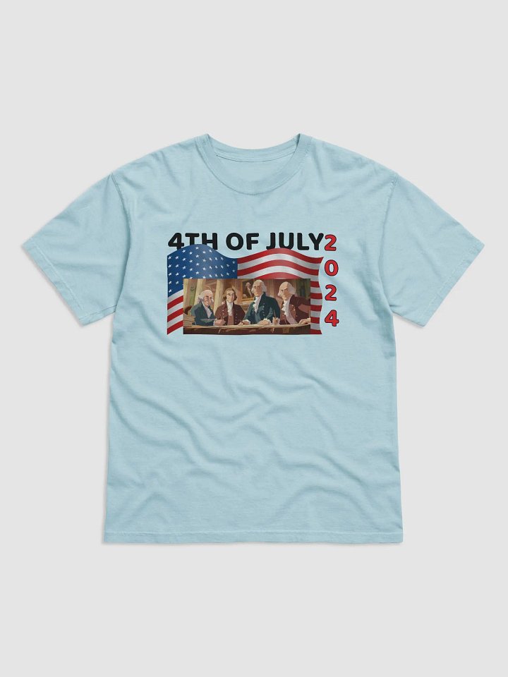 2024 4TH OF JULY BLACK LETTERS TSHIRT product image (1)
