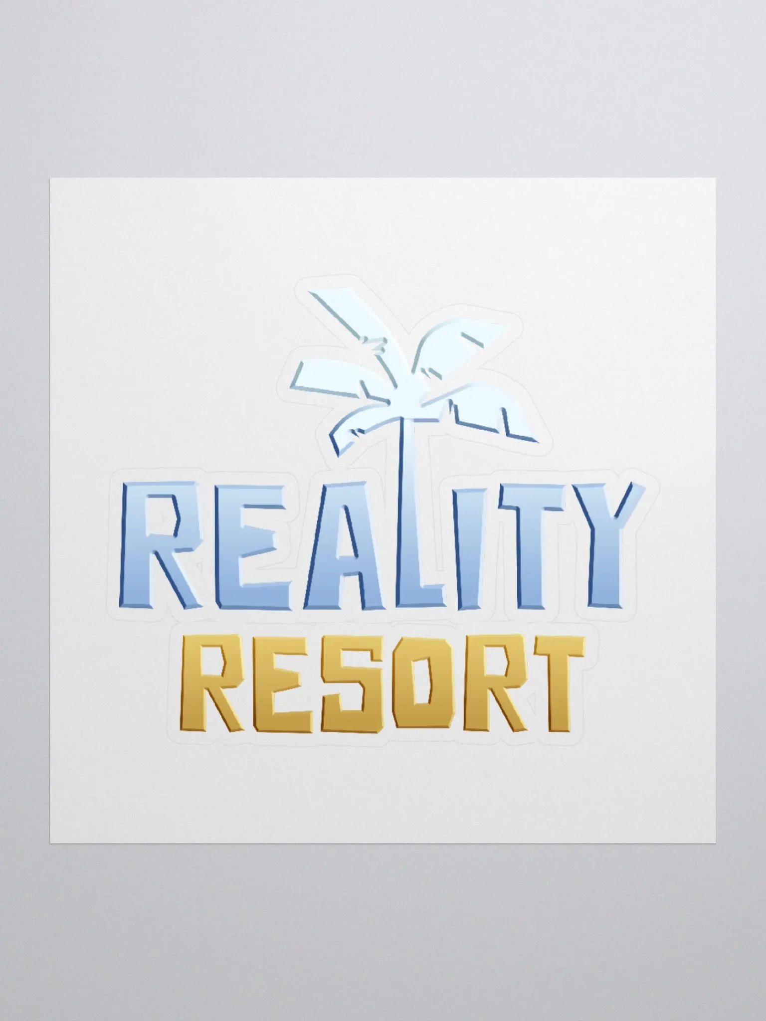 "Reality Resort" Sticker product image (1)