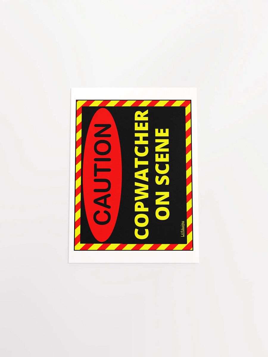 CAUTION : COPWATCHER ON SCENE product image (4)