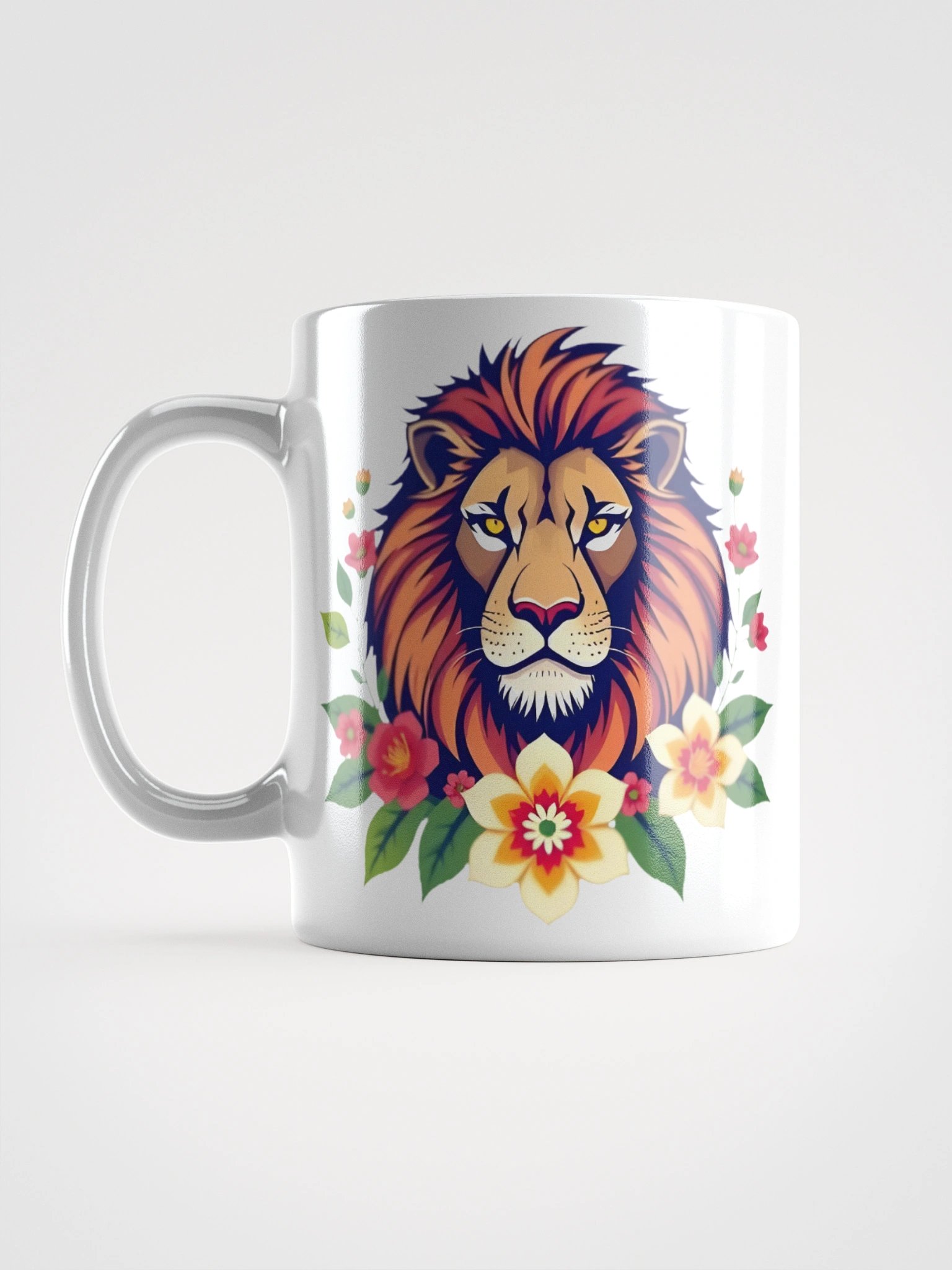 Floral Lion Mug product image (17)