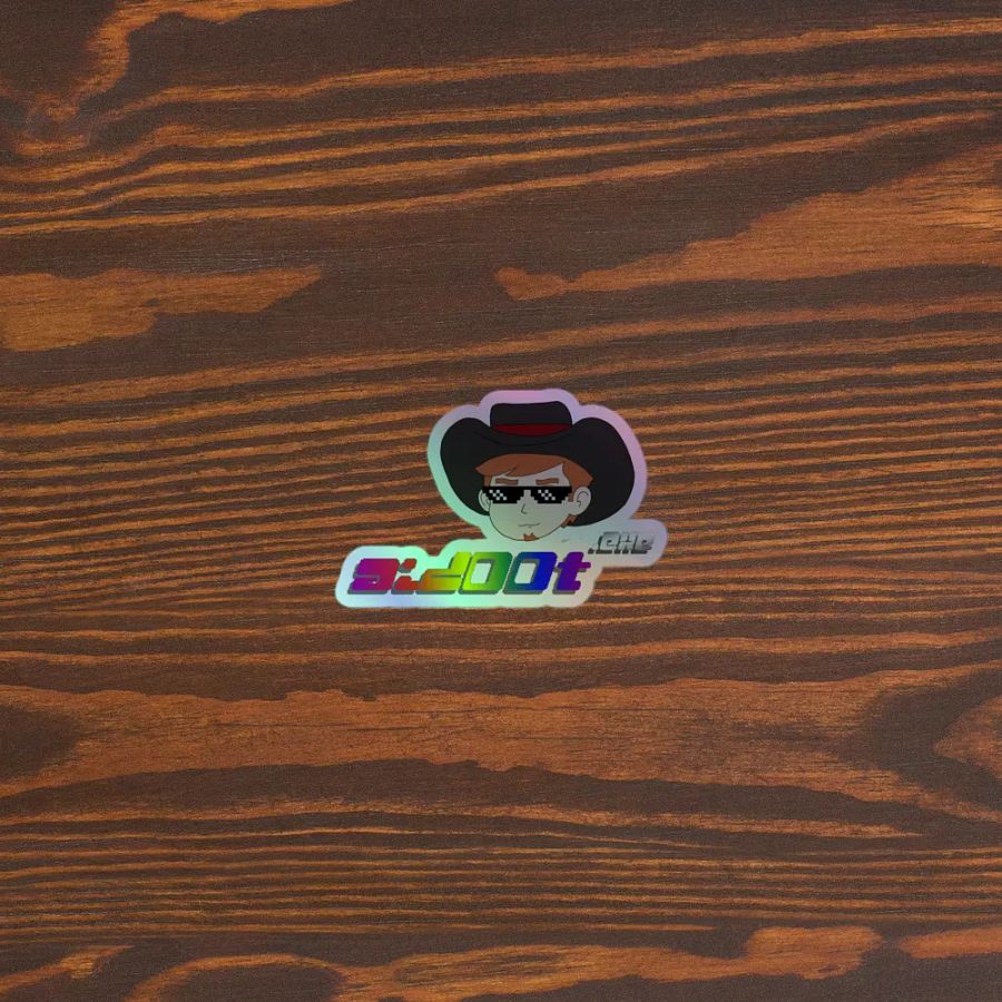 aid00t.exe Logo Sticker Sheet (Holographic) product image (5)