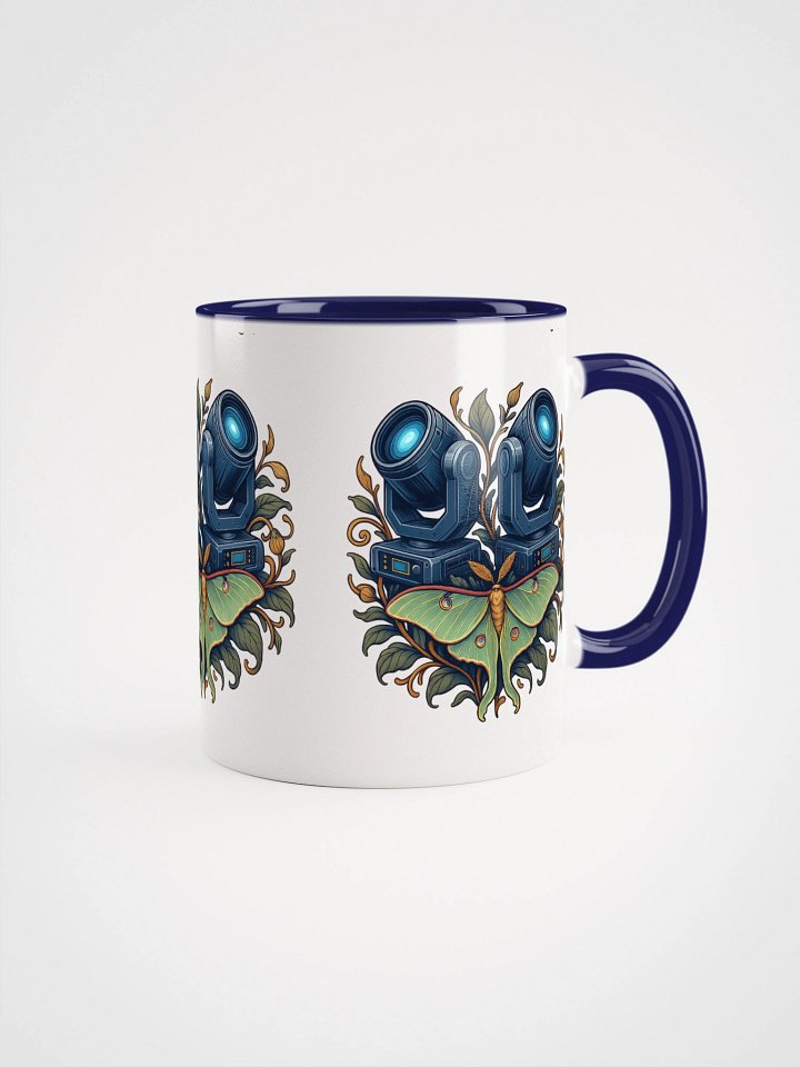 Theatrically Jerry: "Luna Moth" Moving Head Light Ceramic Mug product image (2)