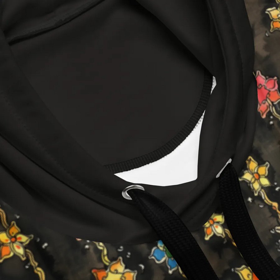 Flora Cascade Color Blocked Relaxed Fit Hoodie product image (5)