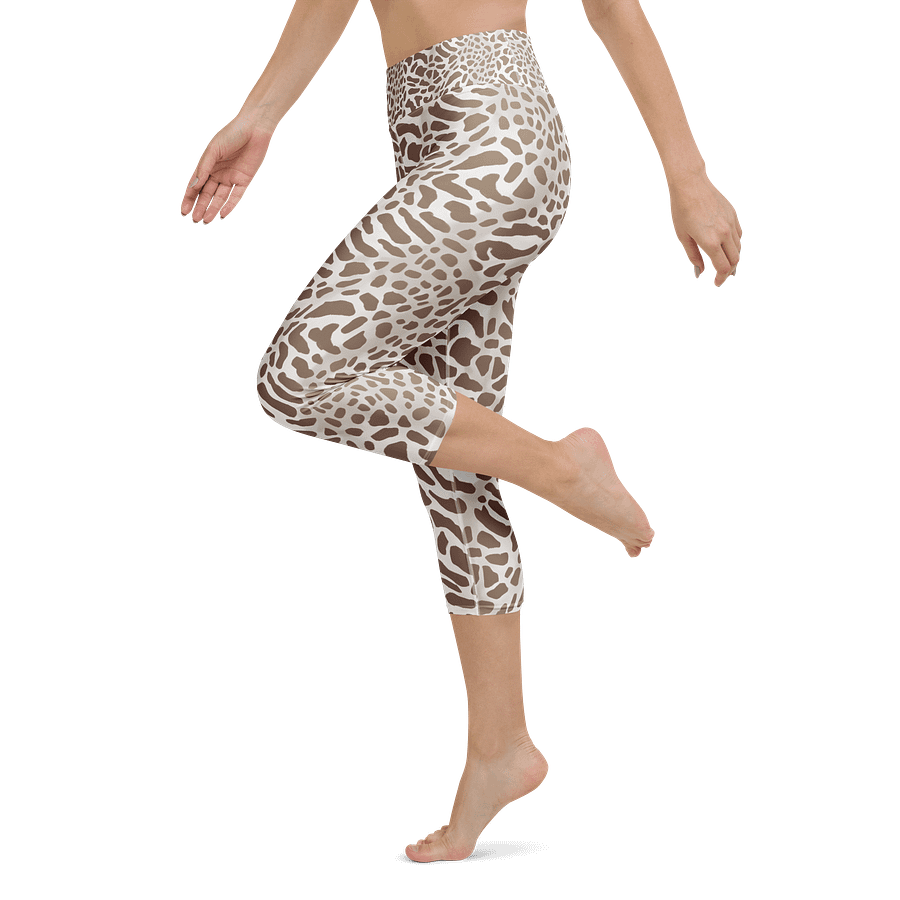 Cappuccino Giraffe Capri Leggings product image (5)