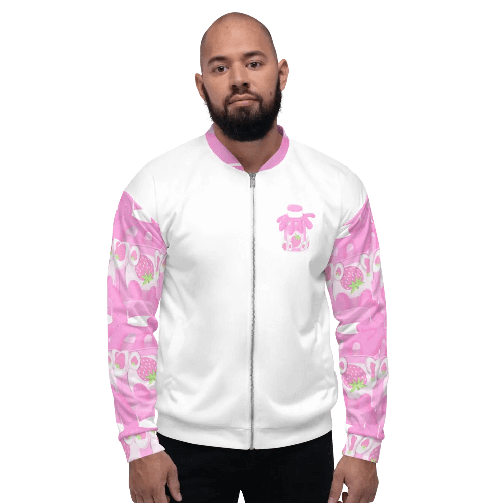 Strawberry Milk Bomber Jacket product image (4)