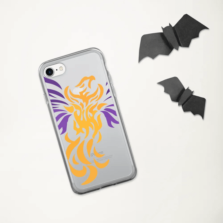 Rising Phoenix Clear Phone Case product image (7)