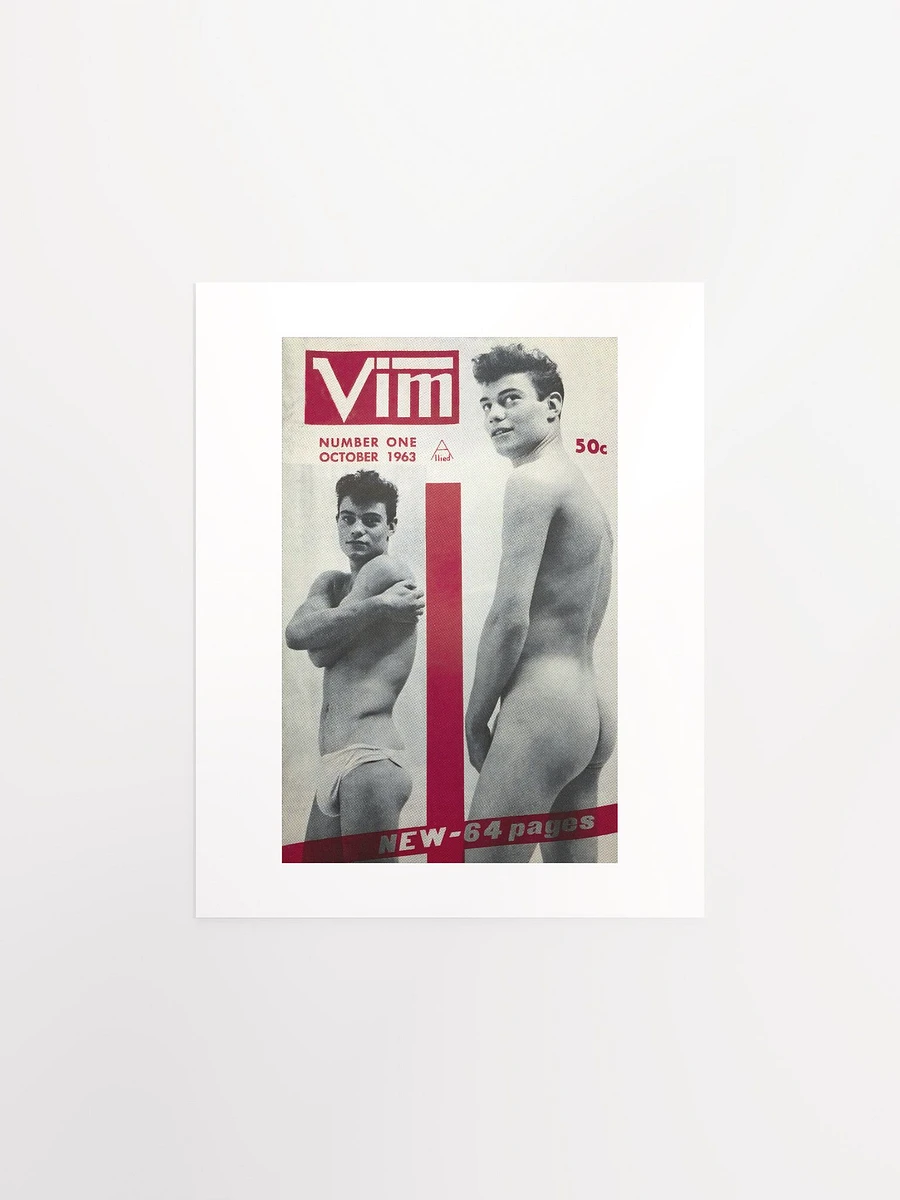 VIM Magazine Cover (Number One - October 1963) - Print product image (1)