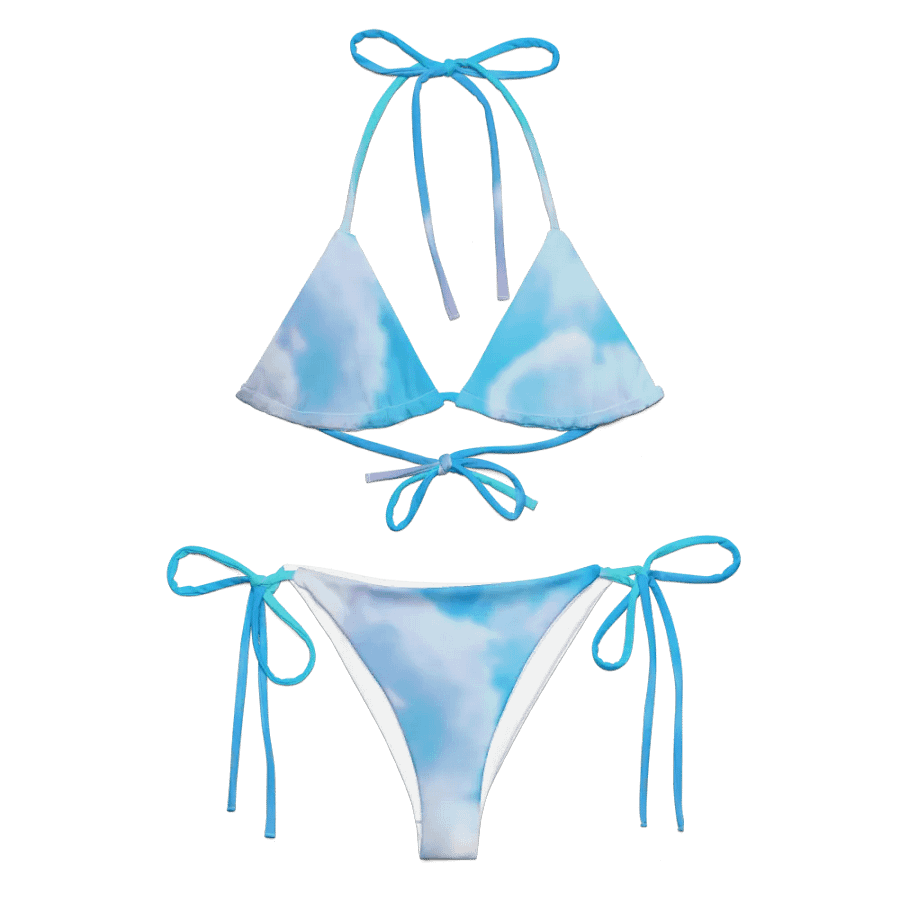 Blur cloud rainbow Design String Bikini - V6 product image (1)