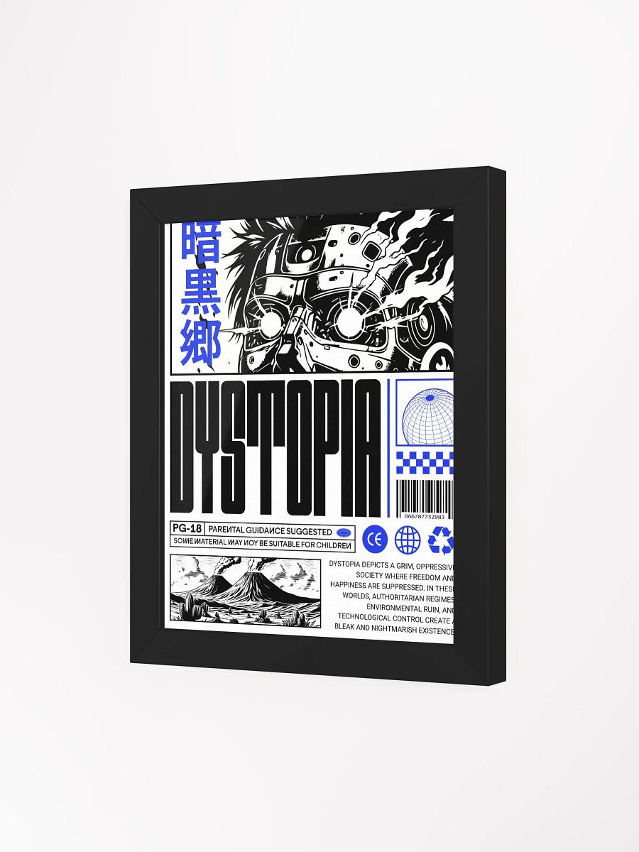 Framed Dystopia Cyborg Poster product image (3)