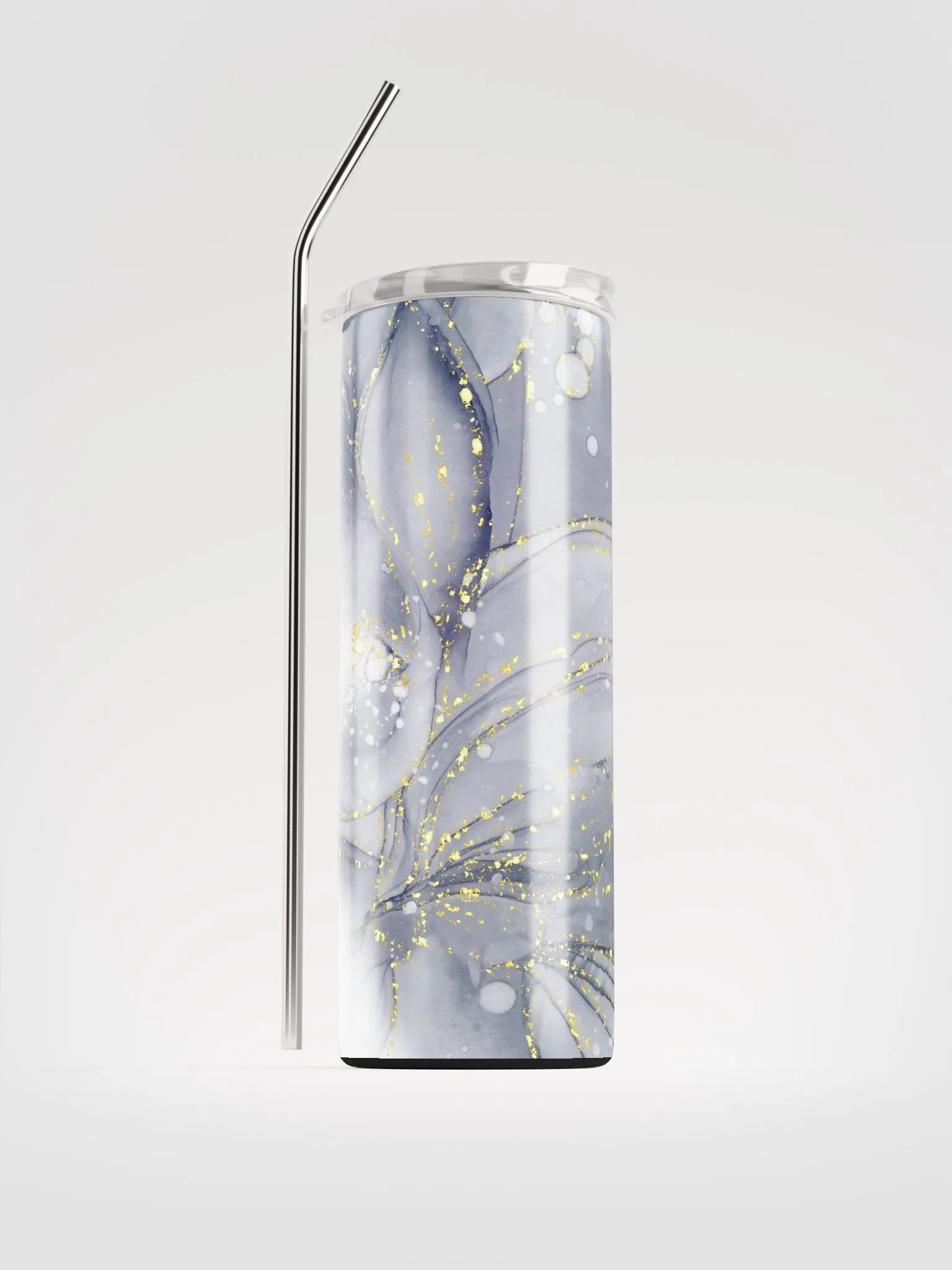Ethereal Gold Swirl Stainless Steel Tumbler product image (1)