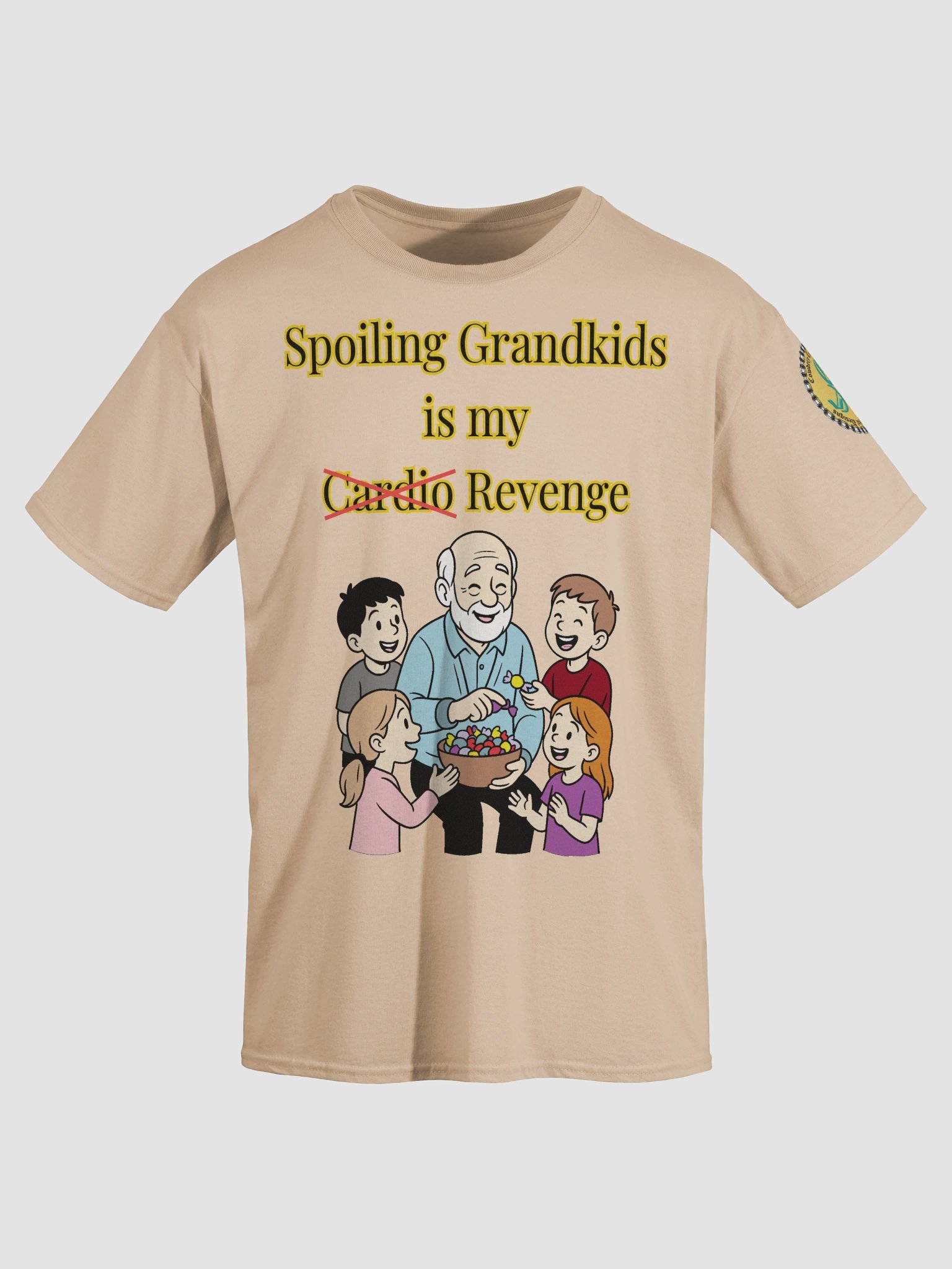 Spoiling Grandkids is my Cardio (Male) Gildan Heavyweight T-Shirt Colors (3) product image (30)