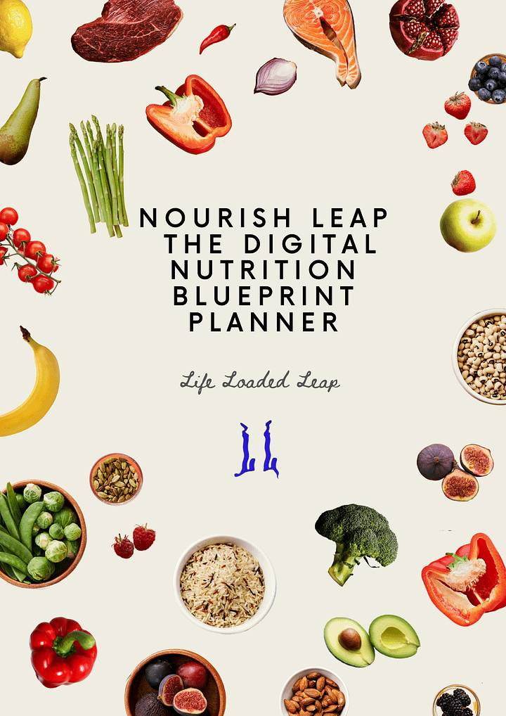 Nourish Leap The Digital Nutrition Blueprint Planner product image (1)