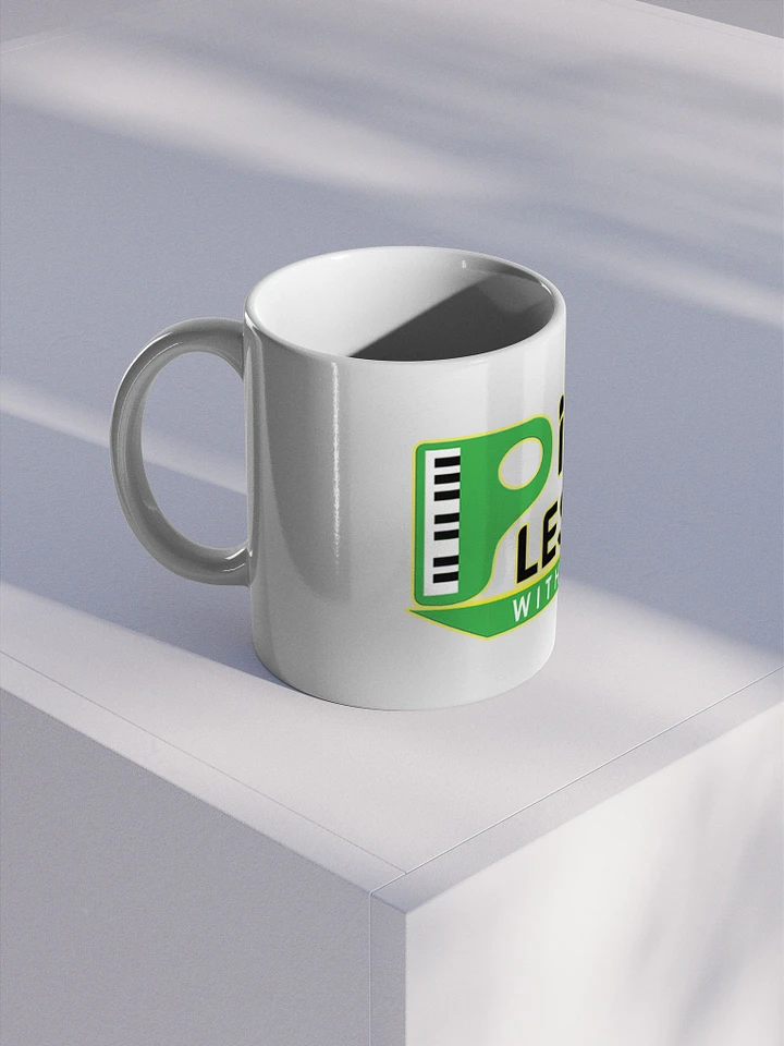 Branded White Glossy Mug product image (1)