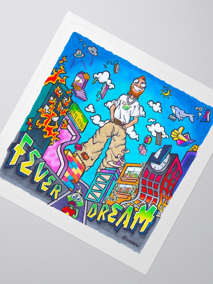 Fever Dream Cover Sticker product image (4)