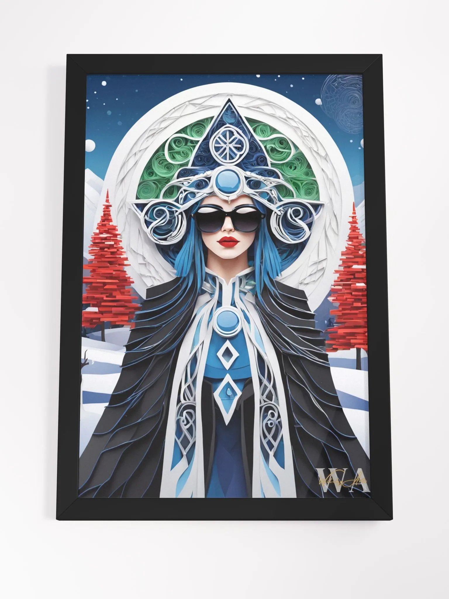 Winter Wiccan 07 - Framed Matte Poster product image (14)