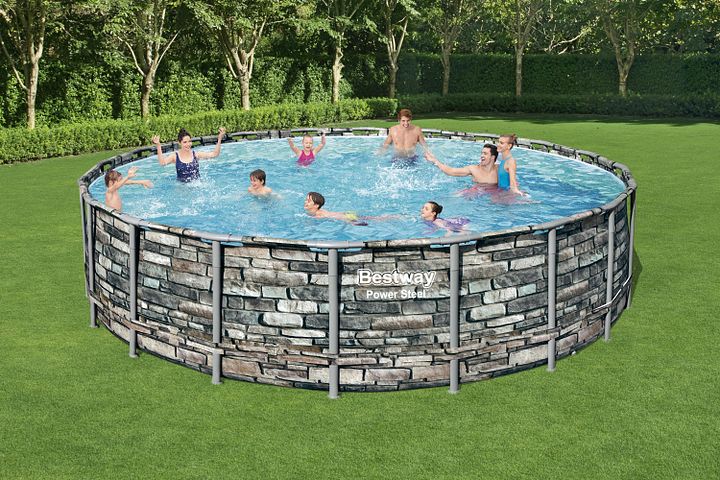 56883 Bestway® Power Steel™ Round Above Ground Pool Set (20 ft x 4.3 ft) product image (2)