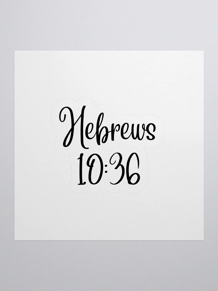 Hebrews 10:36 product image (3)