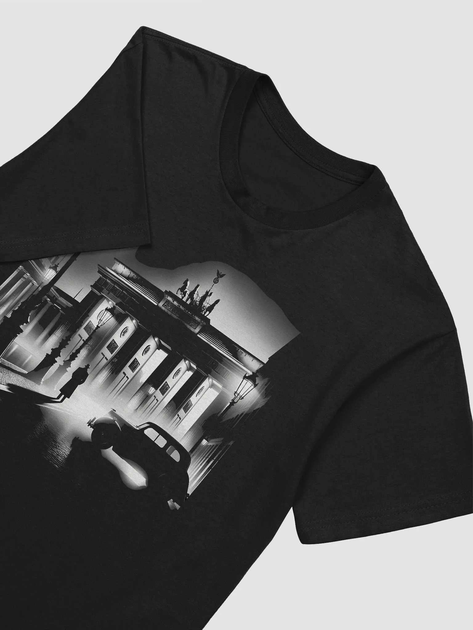 Berlin Film Noir Style (Front Print Mens Tee) product image (2)