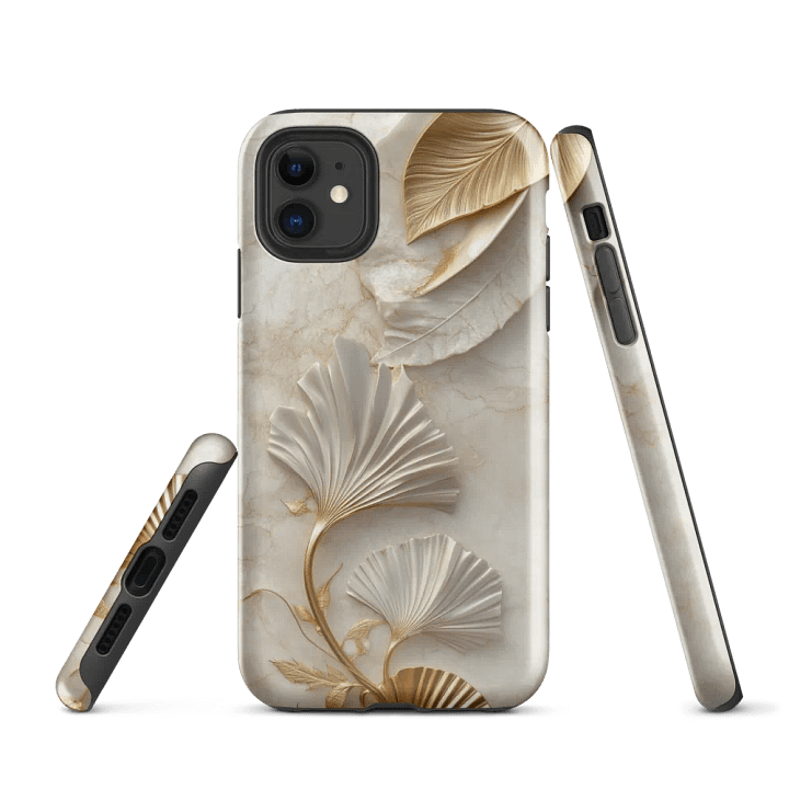 Golden Leaves iPhone® Tough Case product image (1)