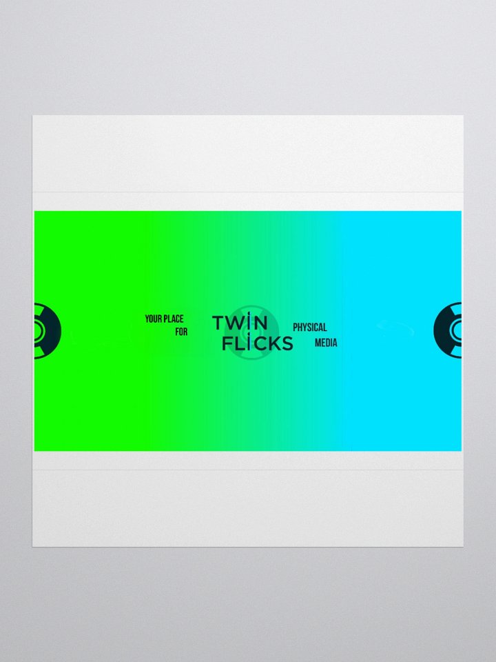Twin Flicks Banner Kiss Cut Stickers product image (2)