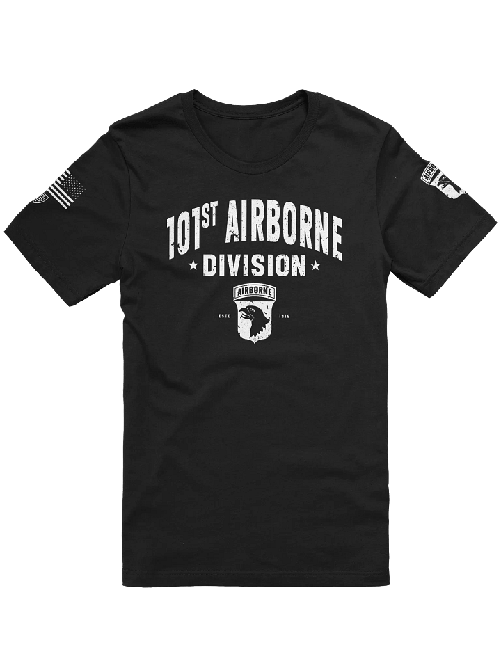 101st Airborne Division "All American" Distressed T-Shirt product image (1)