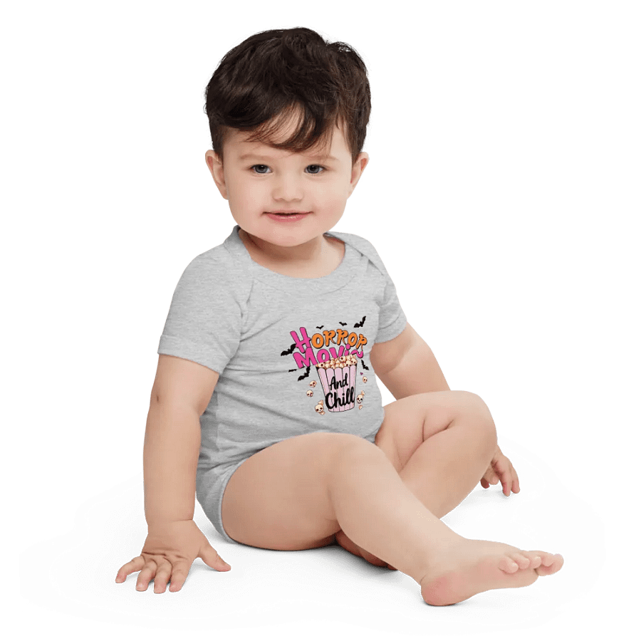 Horror Movies And Chill Baby Romper Onesie product image (4)