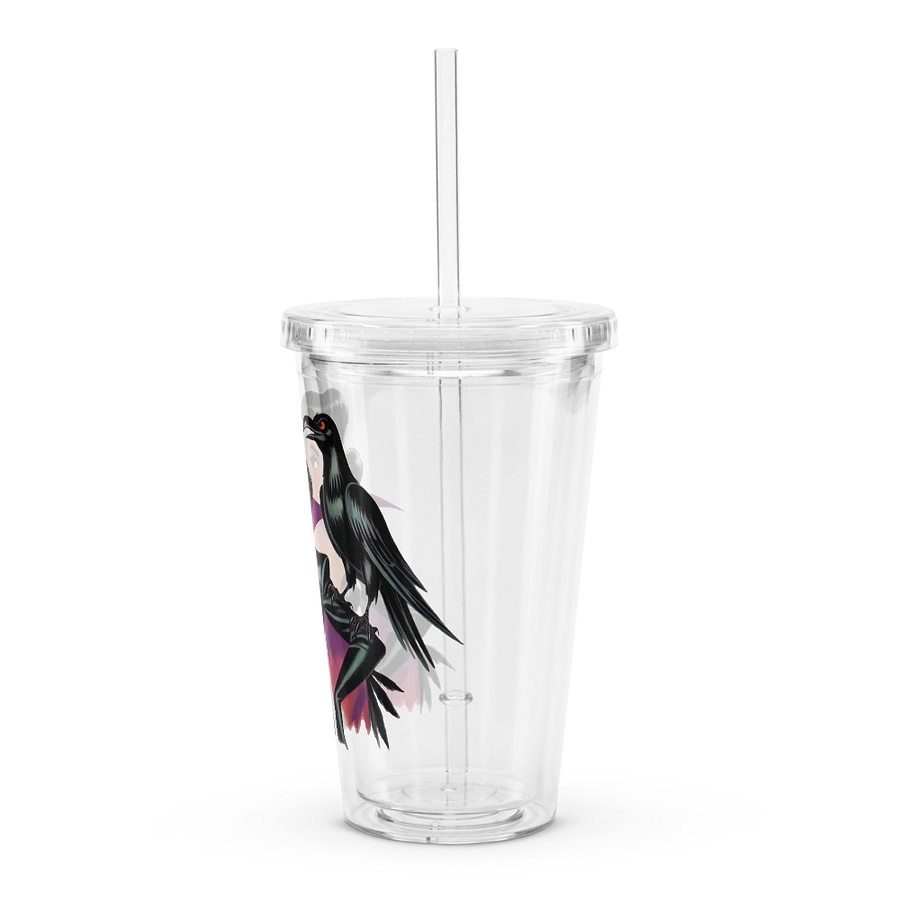 Woman and Raven Double Wall 16 oz Tumbler with Straw product image (6)