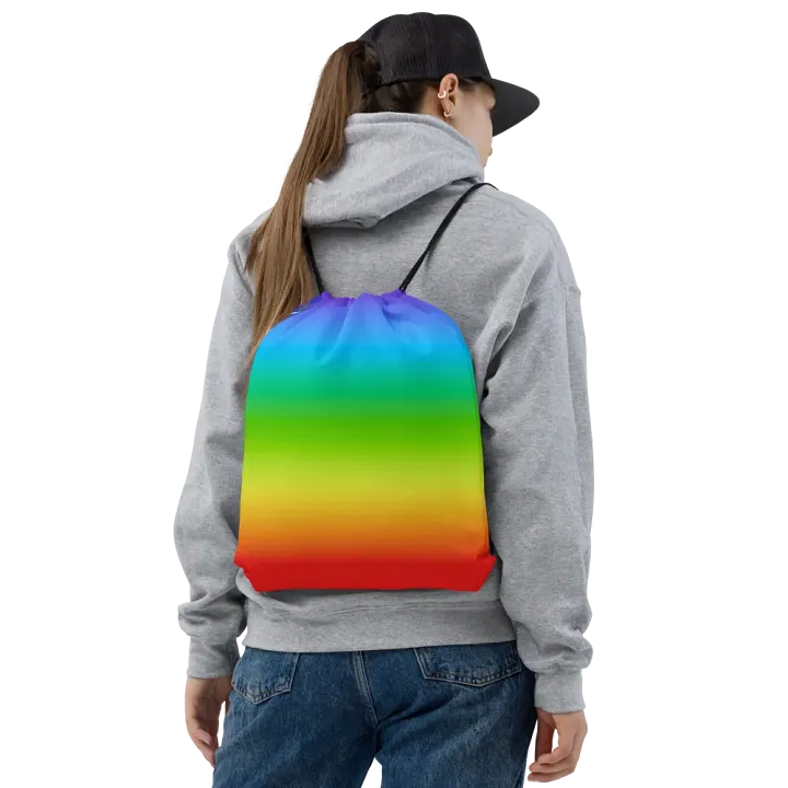 Rainbow Drawstring Bag product image (2)
