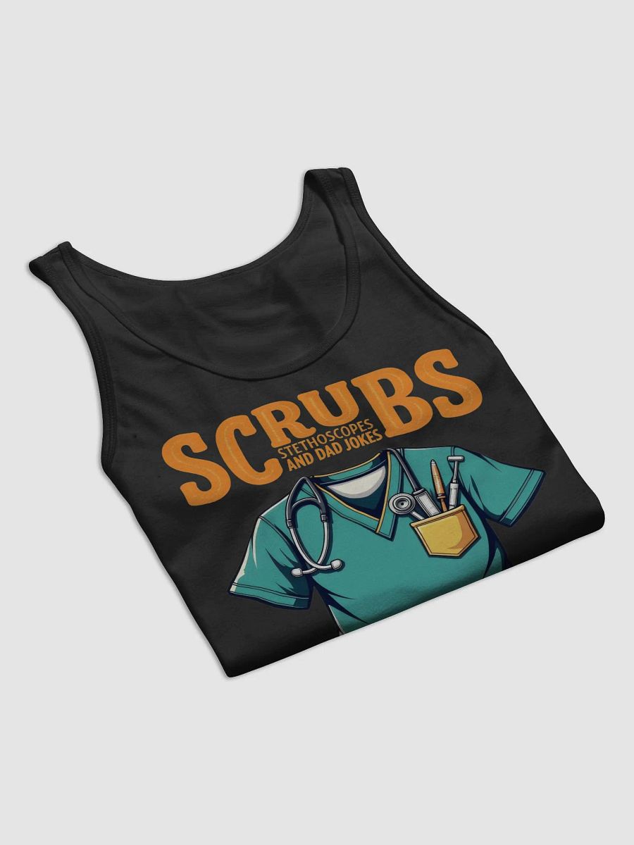 dad jokes, Stylish Scrubs and Stethoscopes Jersey Tank product image (31)