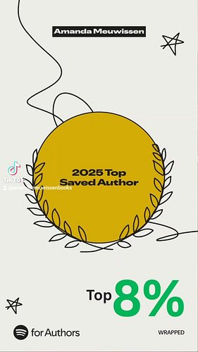 Thank you for my success on @spotify this year! I got a wrapped!!!

@spotifyforauthors @podiumentertainment @kevinearlywinena...