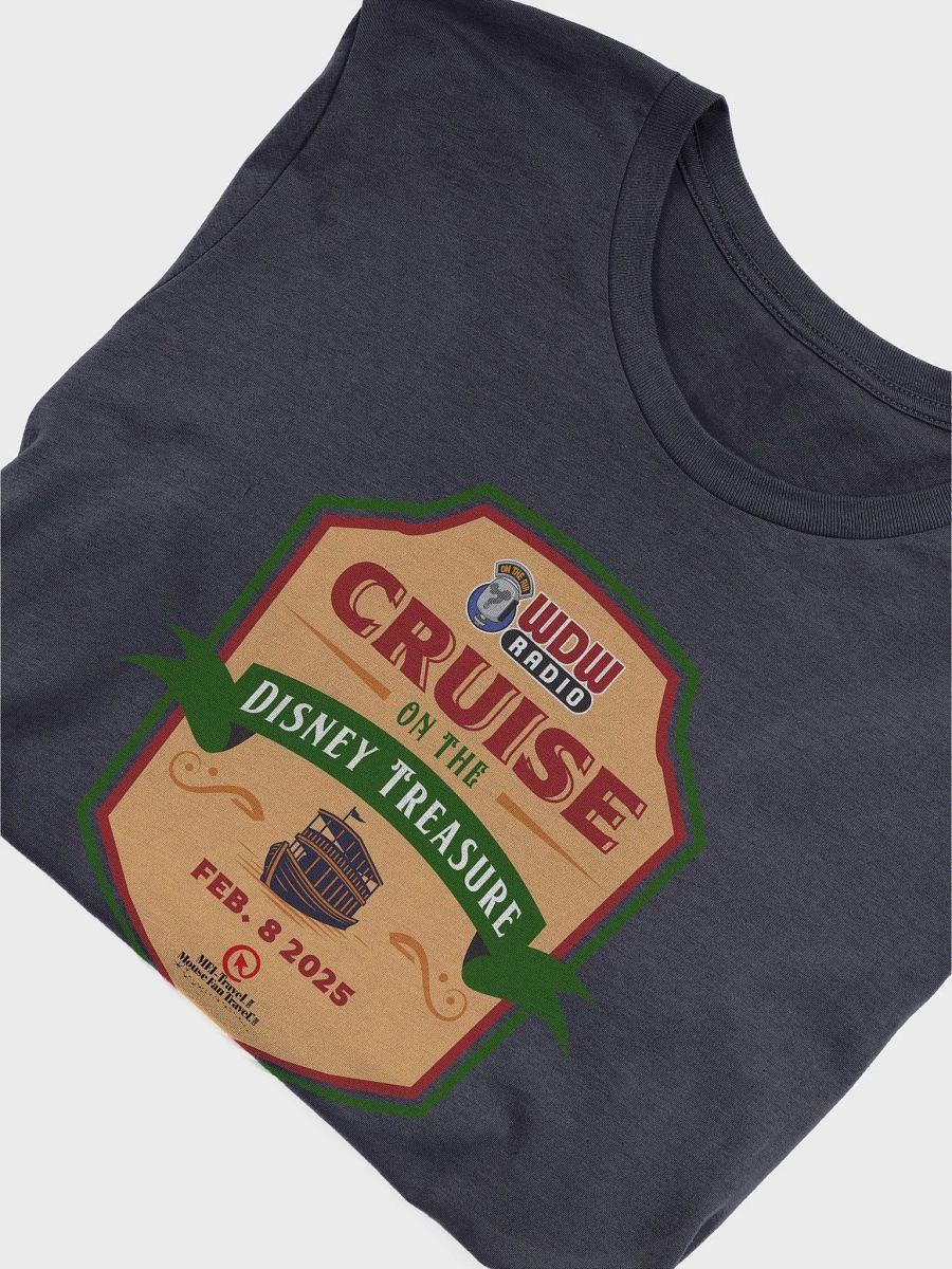 WDW Radio Cruise on the Disney Treasure 2025 Tee (full front) product image (40)