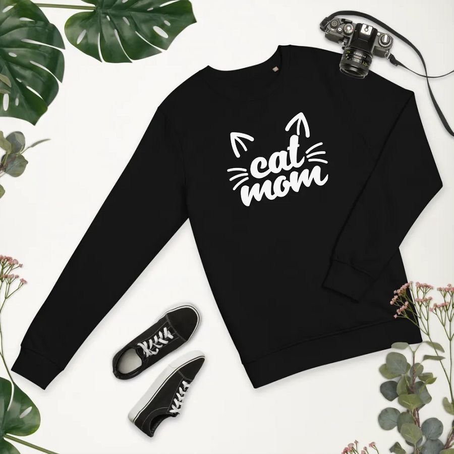 Unisex Cat Mom Sweatshirt – Ideal for Every Cat Parent product image (6)
