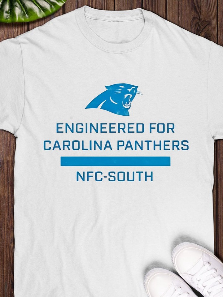 Engineered For Carolina Panthers NFC-South logo T-Shirt product image (1)
