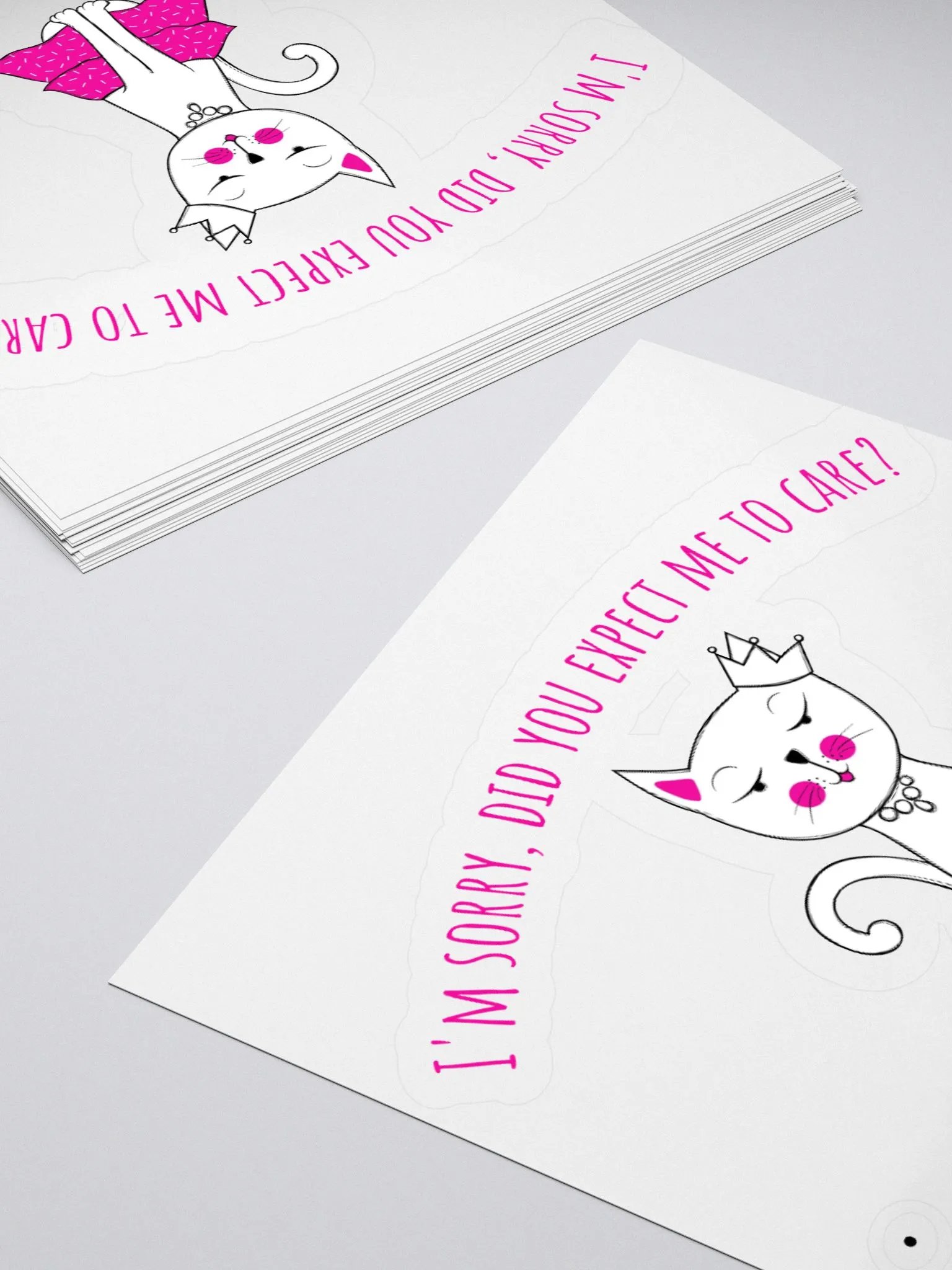 Sassy Cat Kiss Cut Stickers product image (4)