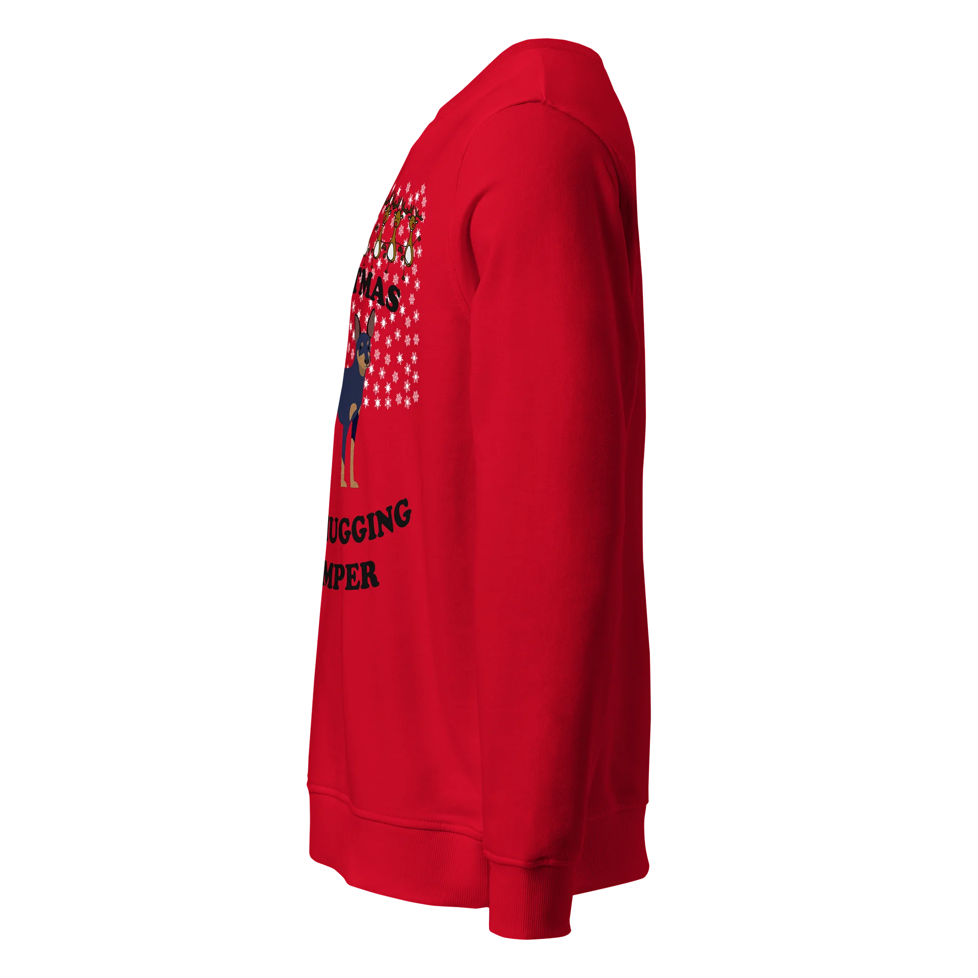 Christmas Dog Hugging, Miniature Pinscher product image (23)