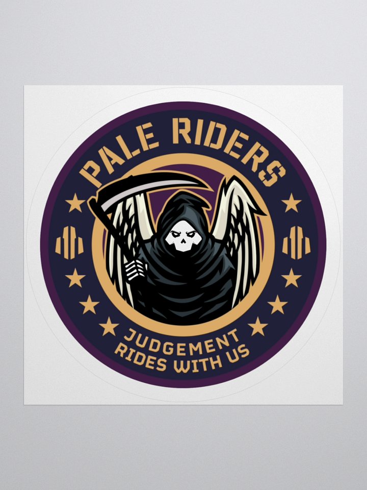 Pale Riders Flat Sticker product image (3)