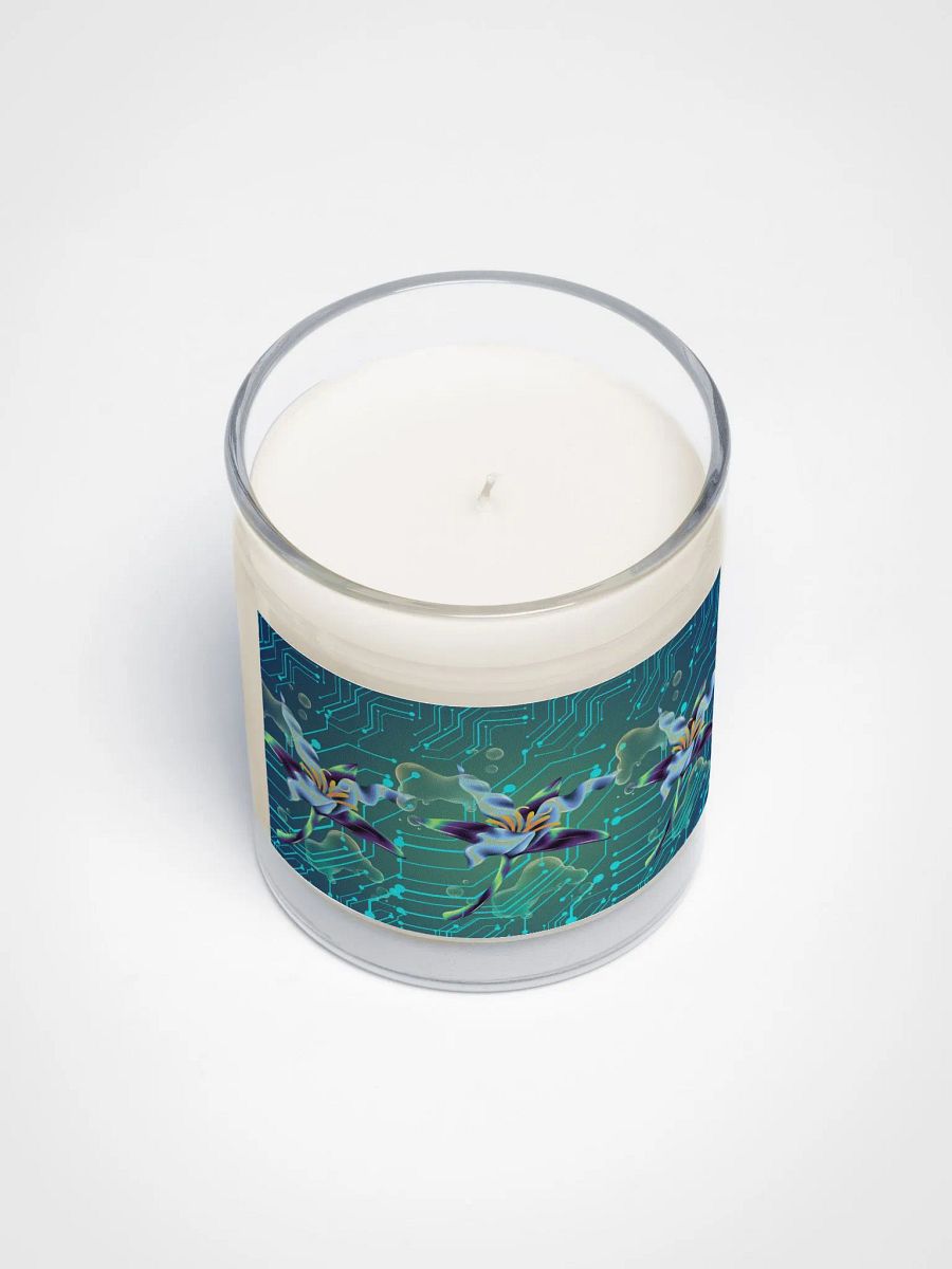 Teal meta-magic soy wax Candle for chic genZ ladies a product image (3)