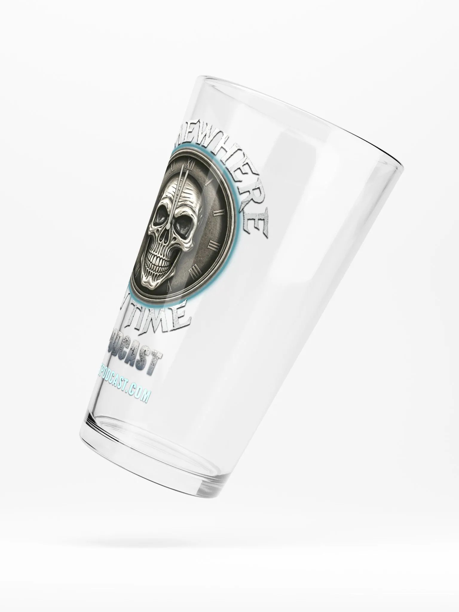 Somewhere in Time Podcast Pint Glass product image (5)
