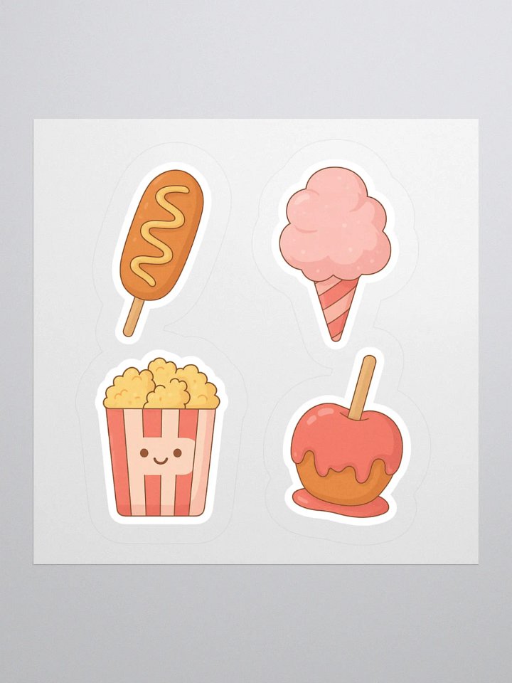 Carnival Foodie Kiss Cut Stickers Set product image (1)