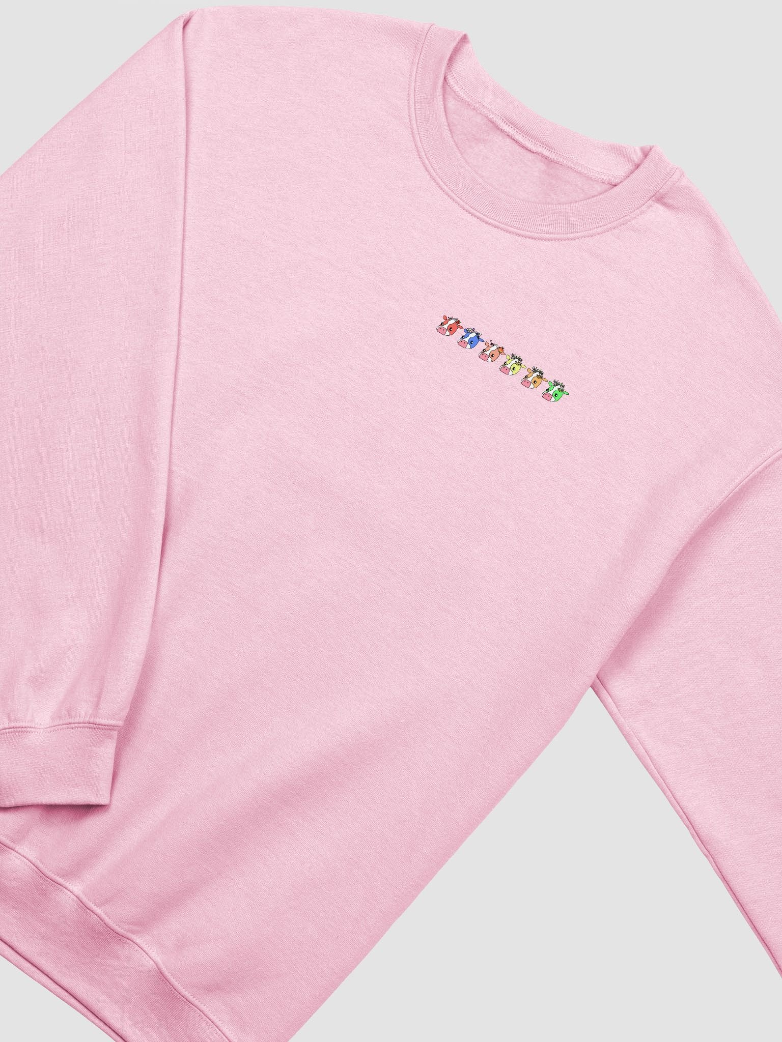 Fruit Cow Truther Crewneck (Pink) product image (2)