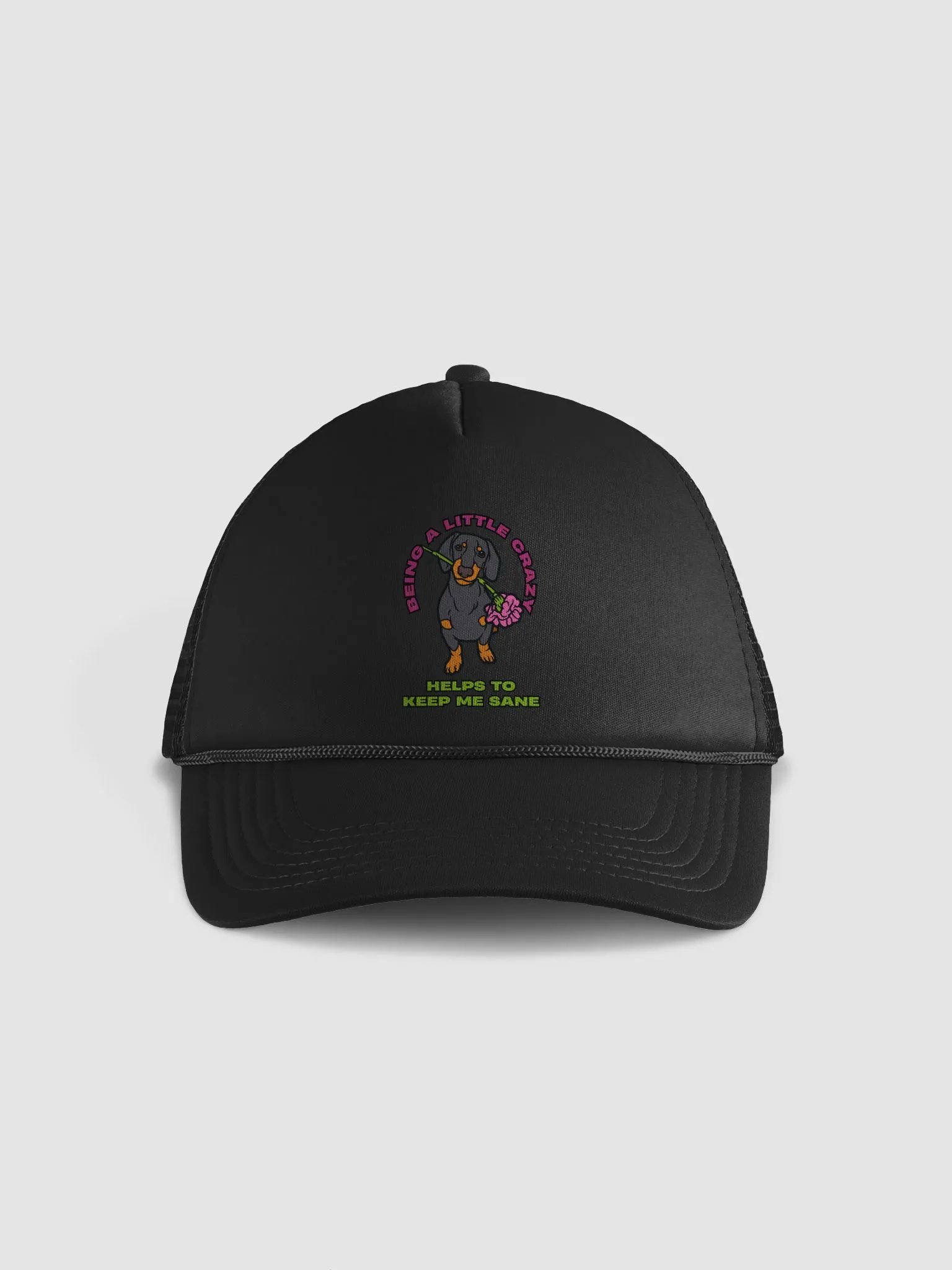 Dachshund Dreams Foam Trucker Hat product image (1)